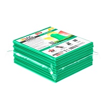Мешки для мусора 160 л, зеленые, в пачке 10 шт., ПВД, 40 мкм, 900х1100 мм, i-Bag в Асбесте