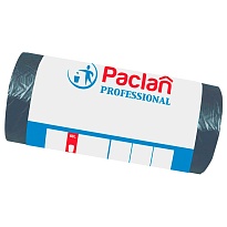 Мешки для мусора 60 л, черные, в рулоне 50 шт., ПНД, 6,2 мкм, 800х600 мм, PACLAN Professional, 604078 в Асбесте