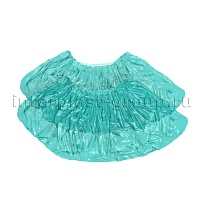 Бахилы бирюзовые 2000 шт (1000 пар), 16 мкм, однослойные, с одной резинкой, Эконом в Асбесте Бахилы бирюзовые 2000 шт (1000 пар), 16 мкм, однослойные, с одной резинкой, Эконом в Асбесте