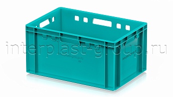 Ящик для мяса и колбасных изделий Е-3 бирюзовый в Асбесте