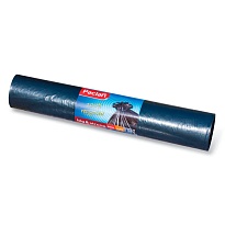Мешки для мусора 240 л, черные, в рулоне 20 шт., ПВД 35 мкм, 1400х900 мм, PACLAN Big&Strong, 600823 в Асбесте