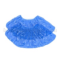 Бахилы голубые 2000 шт (1000 пар), 16 мкм, однослойные, с одной резинкой, Эконом в Асбесте Бахилы голубые 2000 шт (1000 пар), 16 мкм, однослойные, с одной резинкой, Эконом в Асбесте