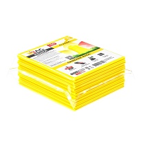 Мешки для мусора 160 л, желтые, в пачке 10 шт., ПВД, 40 мкм, 900х1100 мм, i-Bag в Асбесте