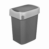 Контейнер для мусора Smart Bin 10 л (серый) 10 серый в Асбесте
