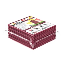Мешки для мусора 160 л, бордовые, в пачке 10 шт., ПВД, 40 мкм, 900х1100 мм, i-Bag в Асбесте