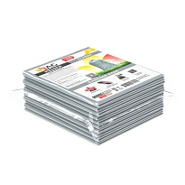 Мешки для мусора 160 л, светло-серые, в пачке 10 шт., ПВД, 40 мкм, 900х1100 мм, i-Bag в Асбесте
