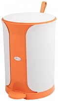 Контейнер для мусора Sтилъ с педалью 11 л оранжевый 11 оранжевый в Асбесте